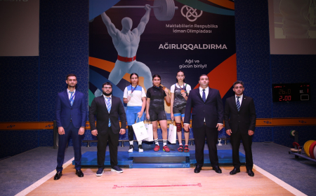Ağırlıqqaldırma üzrə qızların yarışında qaliblər AÇIQLANDI