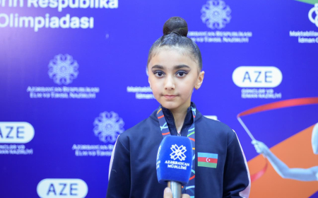 “Olimpiya çempionu olmaq istəyirəm” - Qalib gimnast 