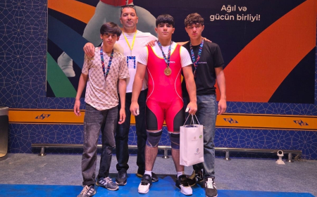 Naxçıvan idmançılarından 100 faizlik nəticə: 3 ağırlıqqaldıranın 3-ü də medal qazandı 