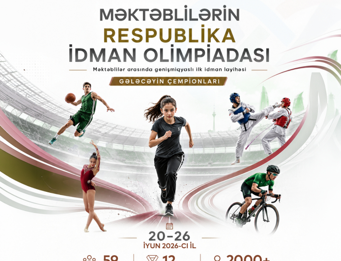 Məktəblilərin Respublika İdman Olimpiadasında 2000-dən çox şagird yarışacaq