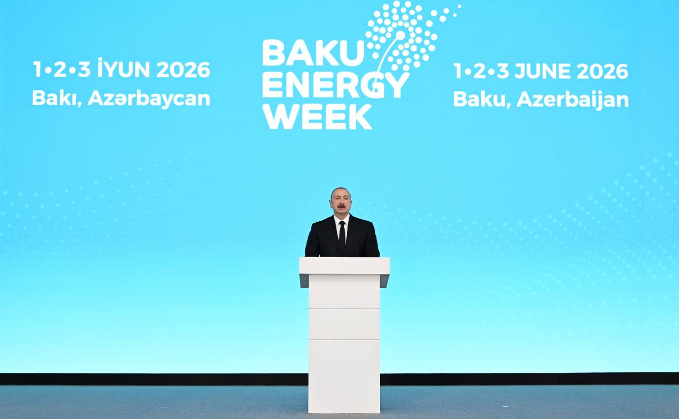Prezident İlham Əliyev Bakı 31-ci “Baku Energy Forum”un rəsmi açılış mərasimində iştirak edir