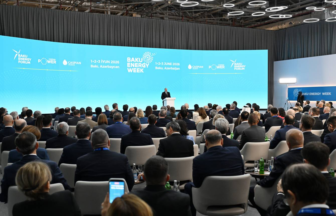 Prezident İlham Əliyev Bakı 31-ci “Baku Energy Forum”un rəsmi açılış mərasimində iştirak edir