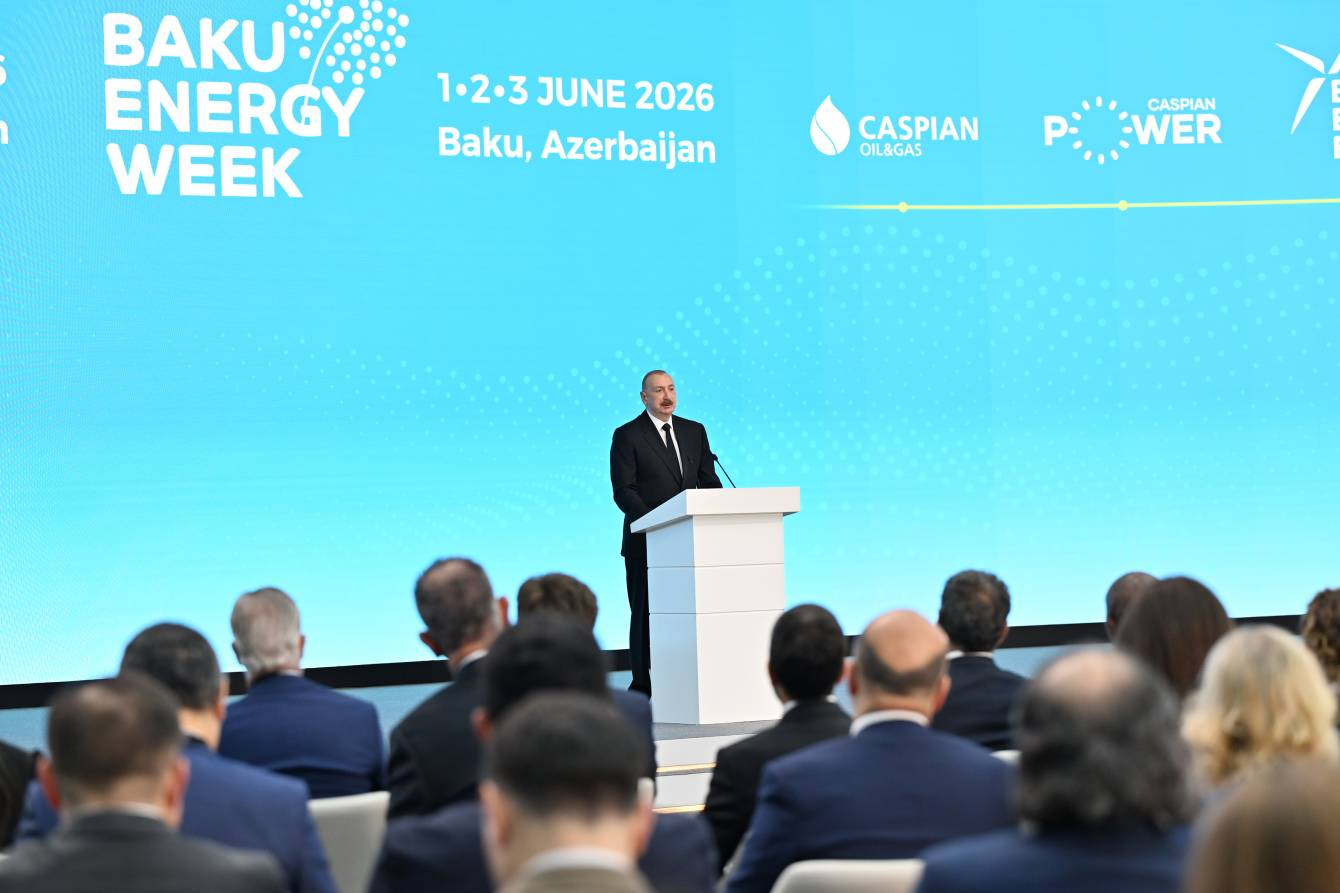 Prezident İlham Əliyev Bakı 31-ci “Baku Energy Forum”un rəsmi açılış mərasimində iştirak edir