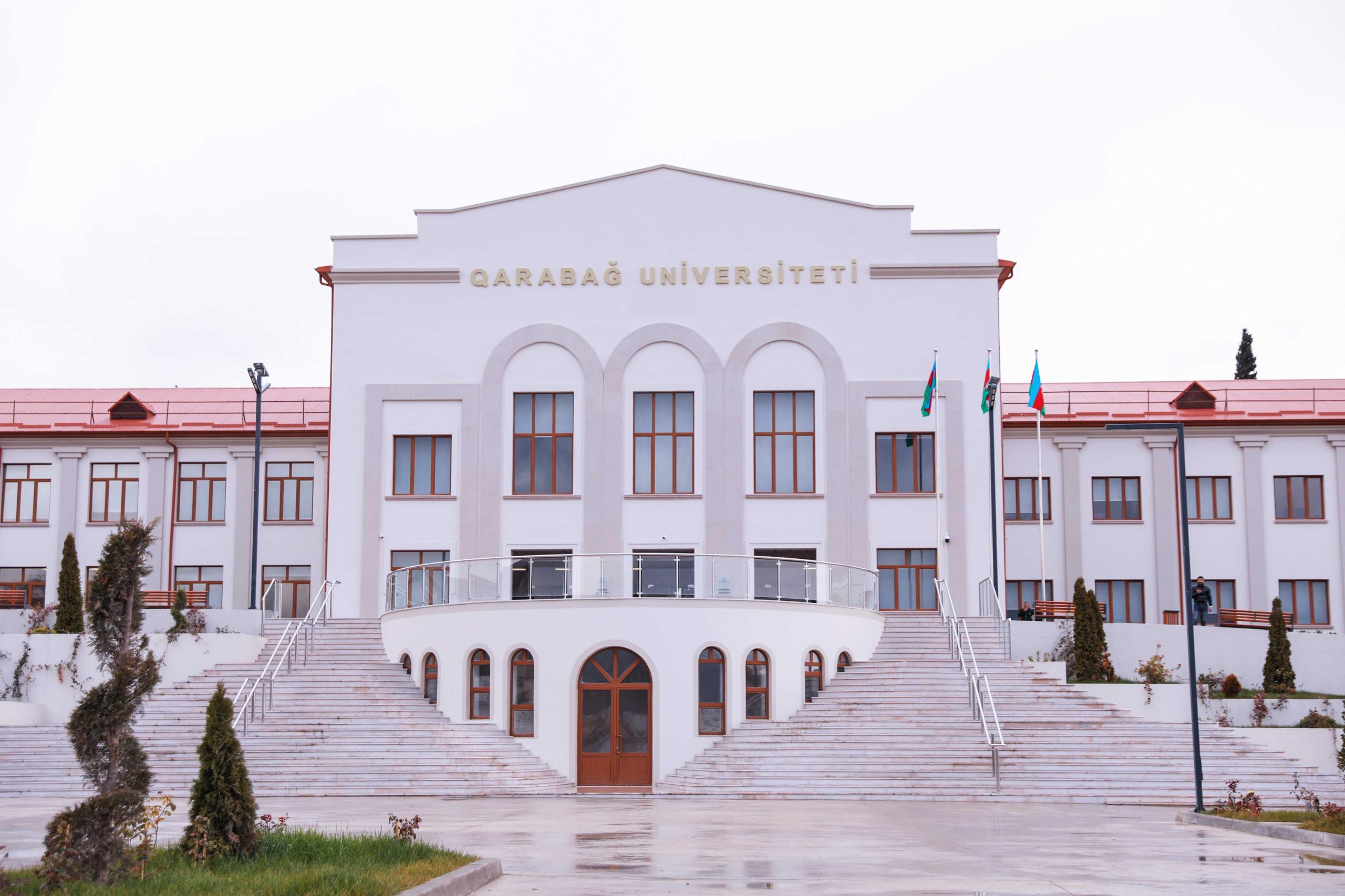 Qarabağ Universiteti azad Xankəndidə yandırılan zəka məşəlidir