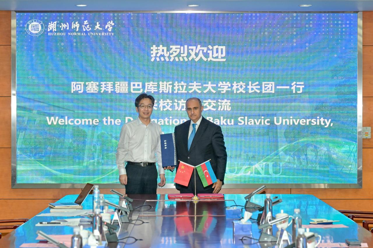 BSU Çinin Hucou Pedaqoji Universiteti ilə əməkdaşlıq edəcək