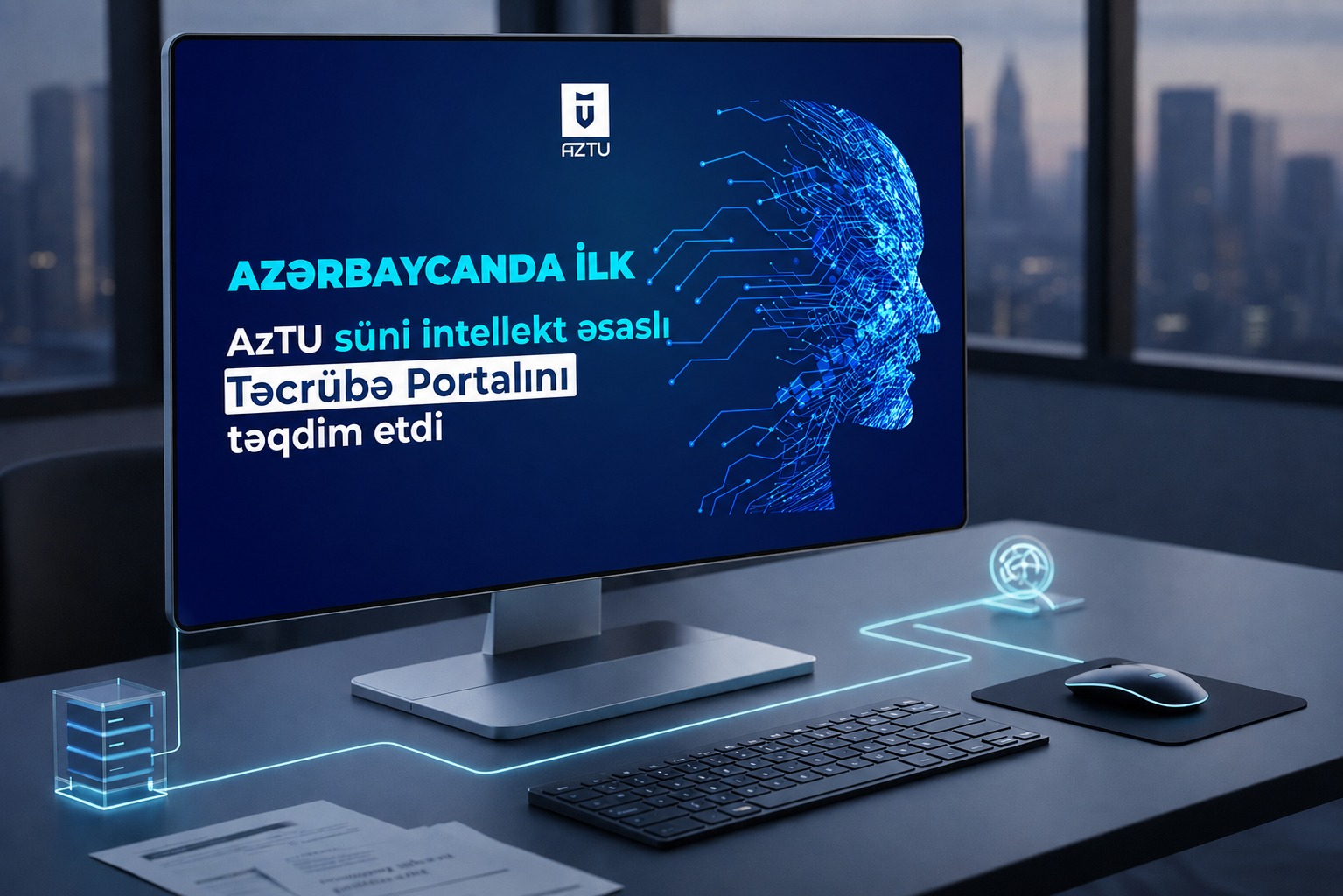 AzTU Azərbaycanın ilk süni intellekt əsaslı Təcrübə Portalını təqdim edib