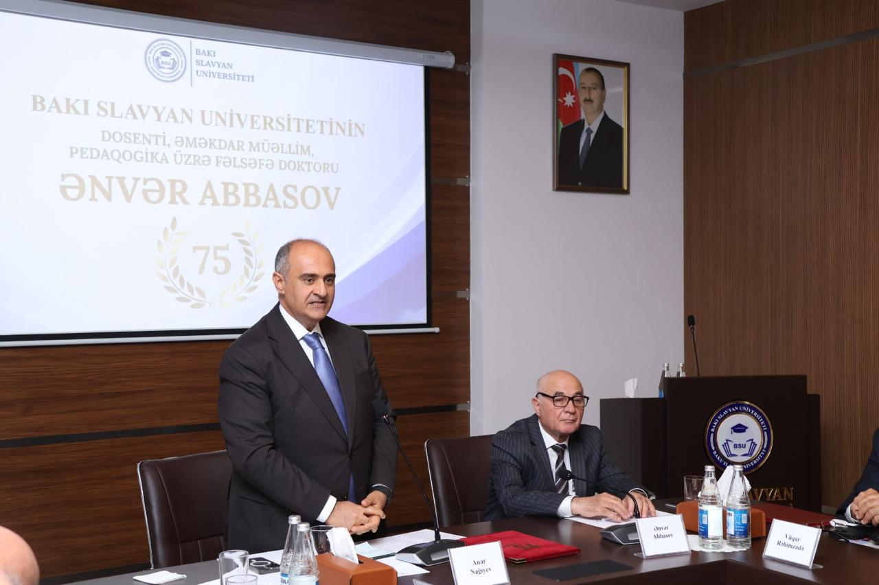 BSU-da Ənvər Abbasovun 75 illiyinə həsr olunan konfrans keçirilib