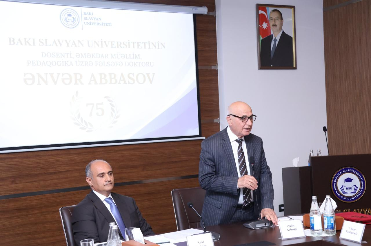 BSU-da Ənvər Abbasovun 75 illiyinə həsr olunan konfrans keçirilib