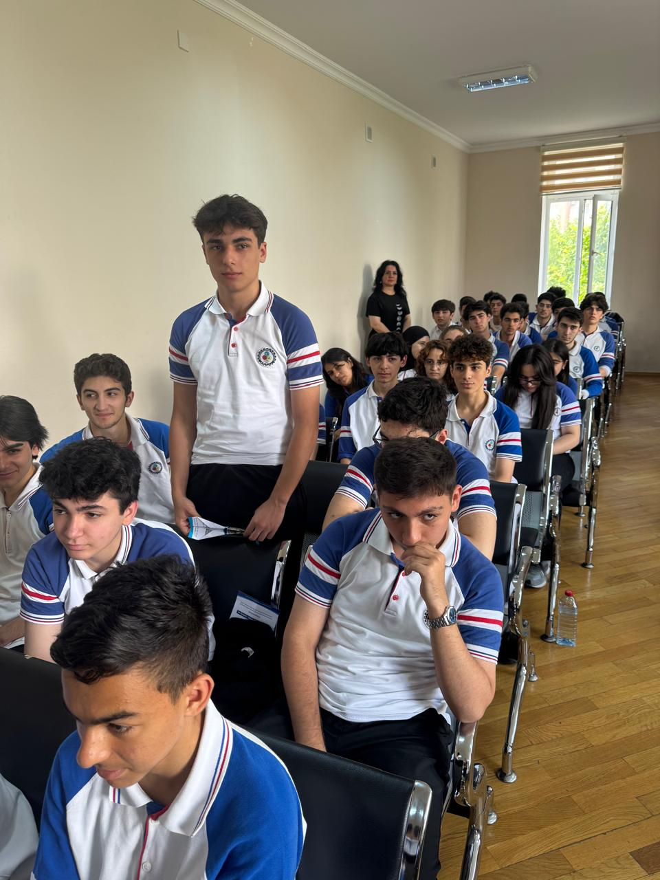 AzTU-nun rektoru lisey şagirdləri ilə görüş keçirib