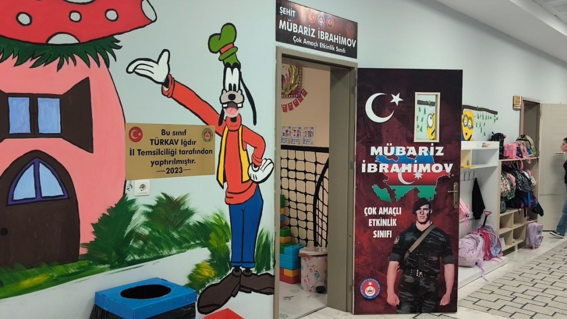 İğdırdakı “Şuşa” uşaq bağçasında Mübariz İbrahimovun adını daşıyan sinif açılıb