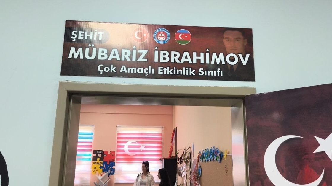 İğdırdakı “Şuşa” uşaq bağçasında Mübariz İbrahimovun adını daşıyan sinif açılıb