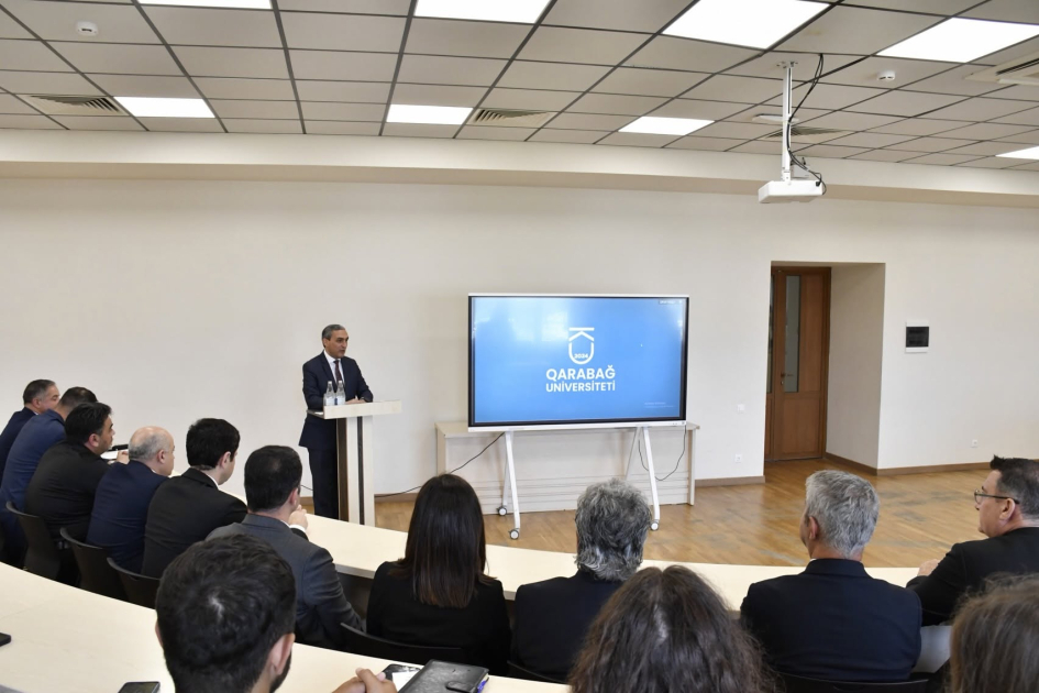 İzmir Yüksək Texnologiya İnstitutunun nümayəndə heyəti Qarabağ Universitetində olub