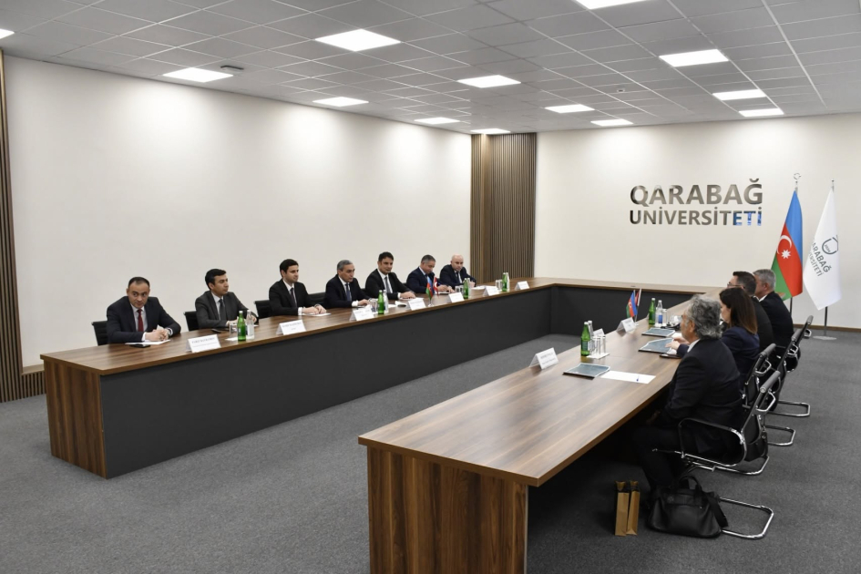 İzmir Yüksək Texnologiya İnstitutunun nümayəndə heyəti Qarabağ Universitetində olub