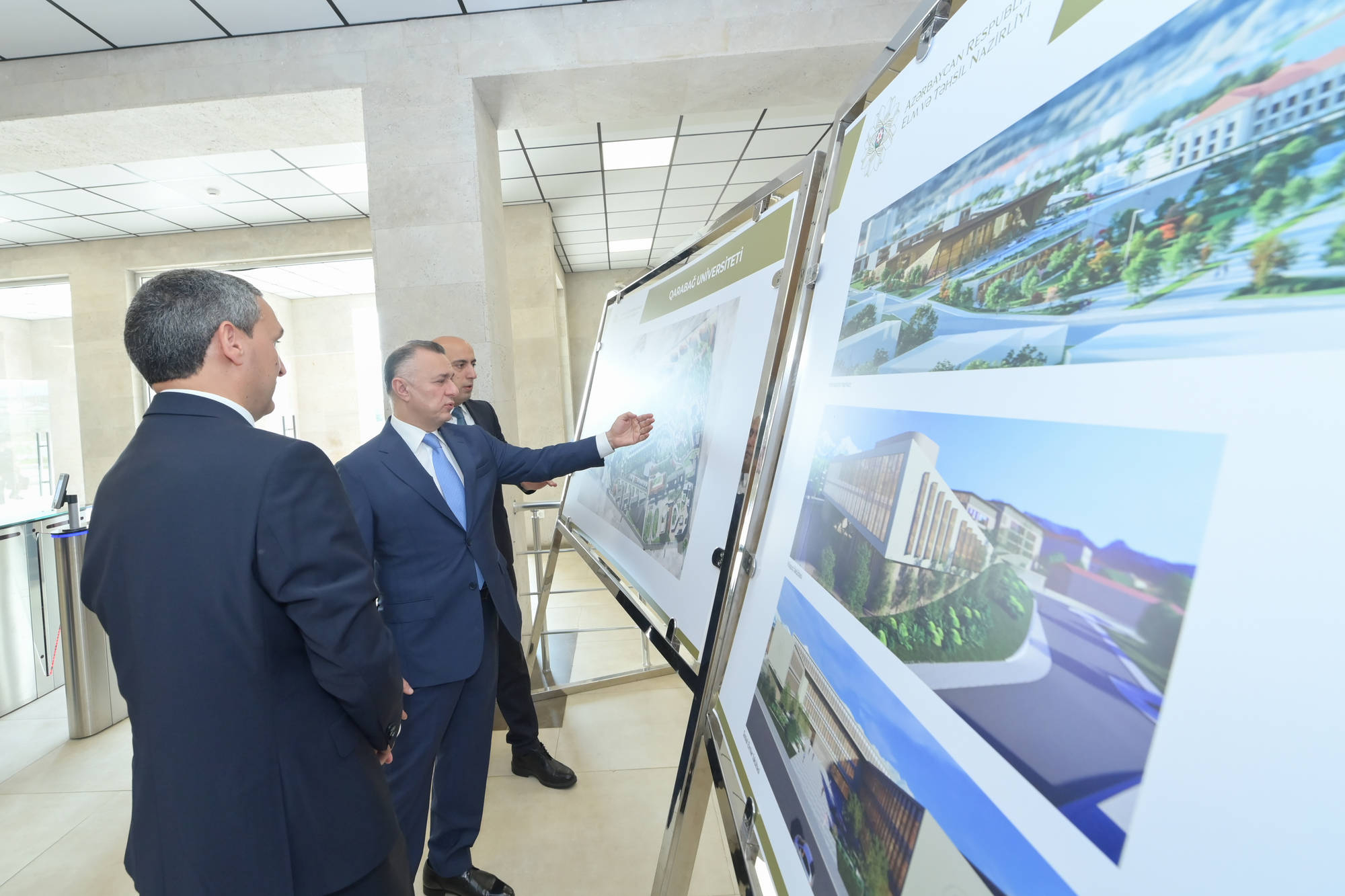 Emin Əmrullayev və Teymur Musayev Qarabağ Universitetinin Klinikasında olublar