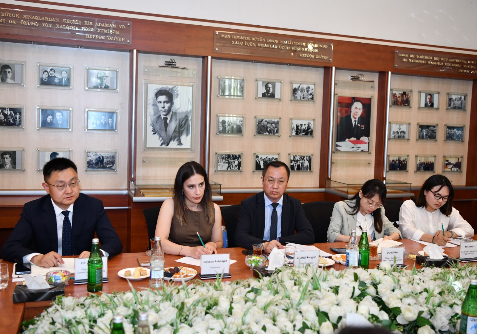 ADNSU ilə Çin universiteti arasında əməkdaşlıq perspektivləri müzakirə edilib