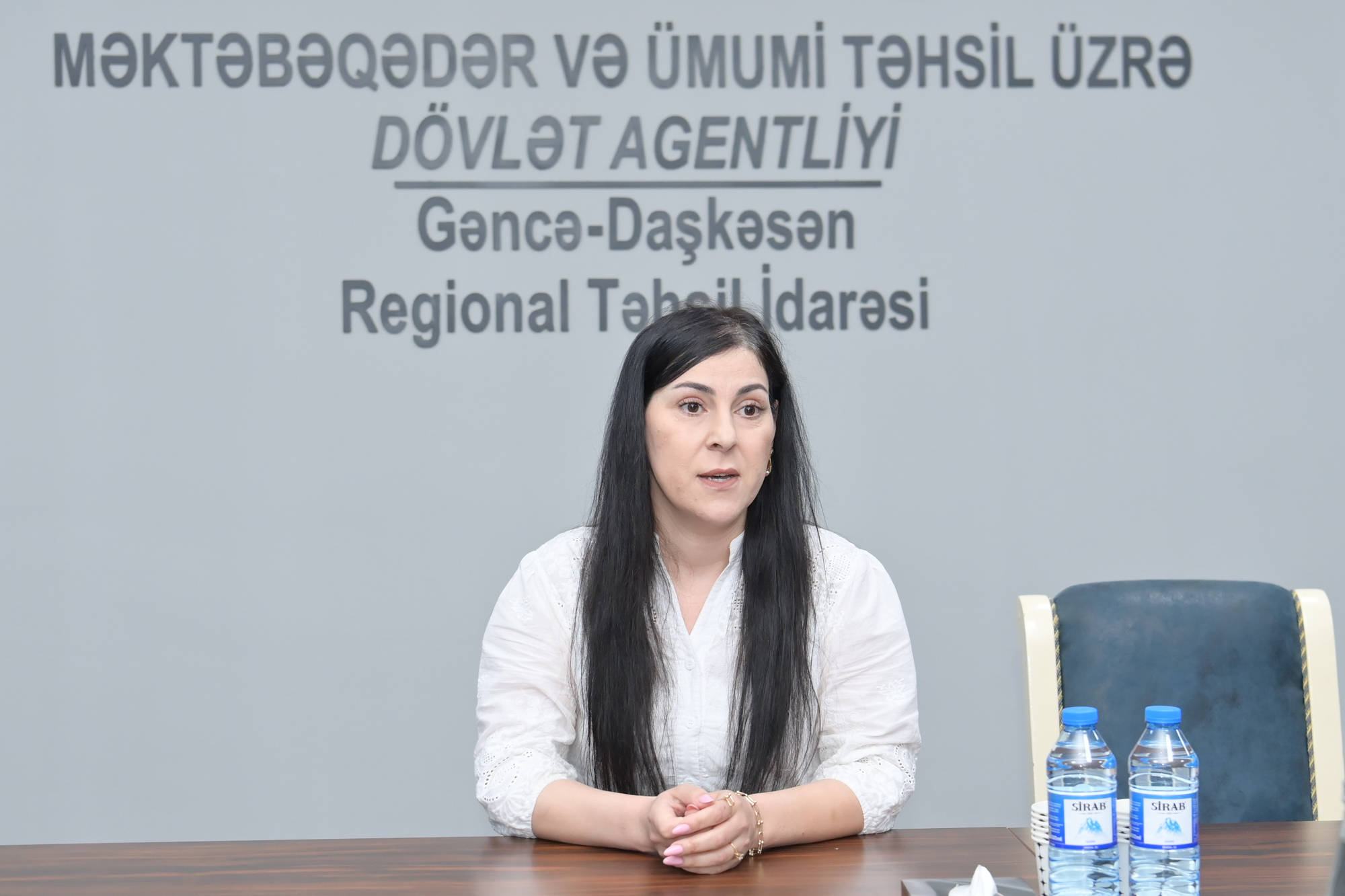 Elm və təhsil naziri Gəncədə vətəndaşları qəbul edib
