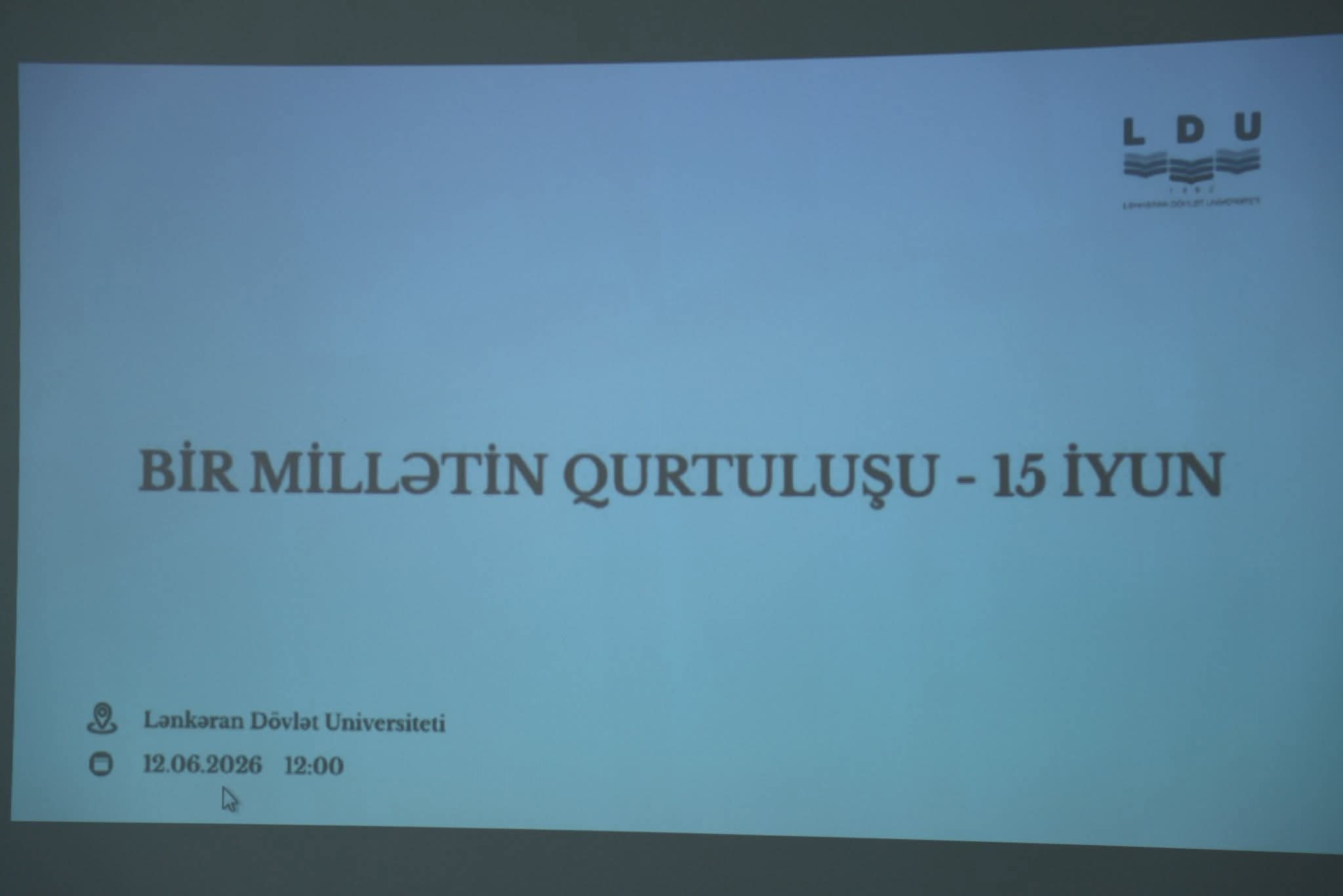 LDU-da Milli Qurtuluş Günü münasibətilə tədbir keçirilib