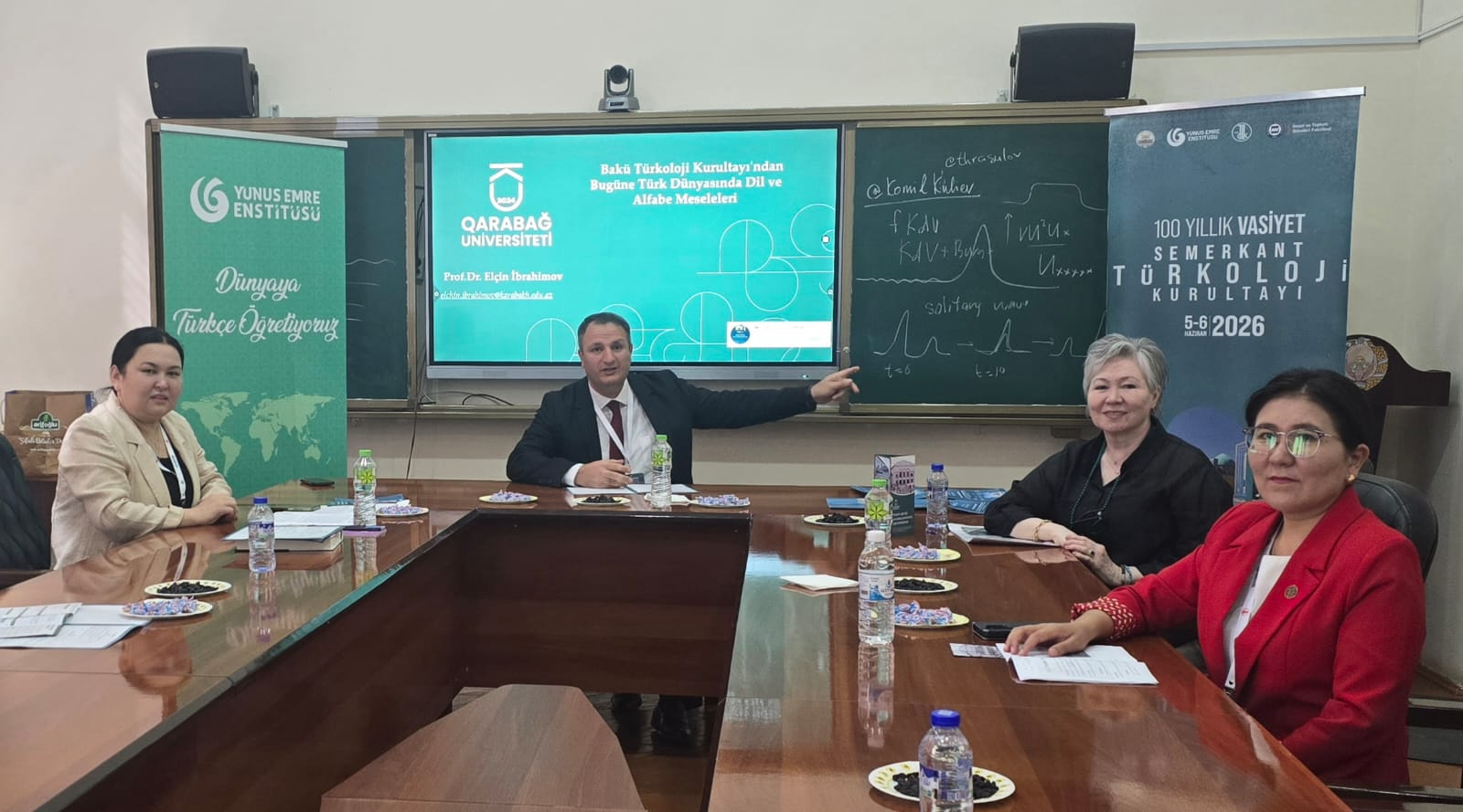 Qarabağ Universitetinin alimi Səmərqənddə keçirilən beynəlxalq türkoloji qurultayda iştirak edib