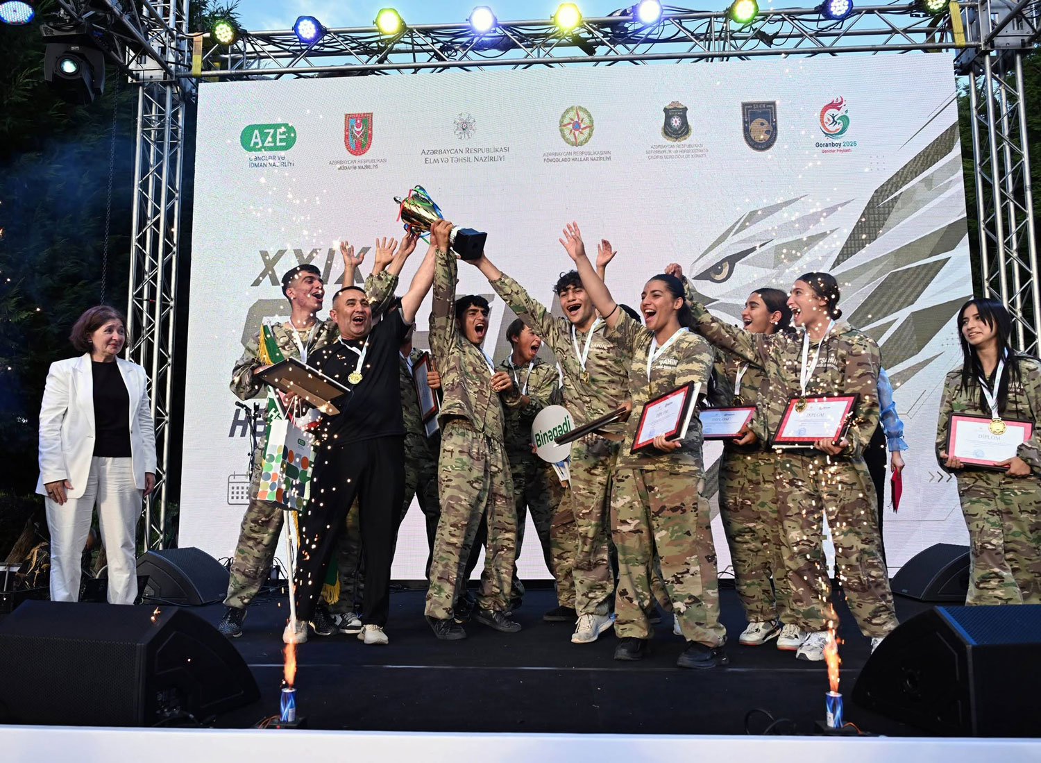 “Şahin” hərbi-idman oyununun qalibləri müəyyənləşib