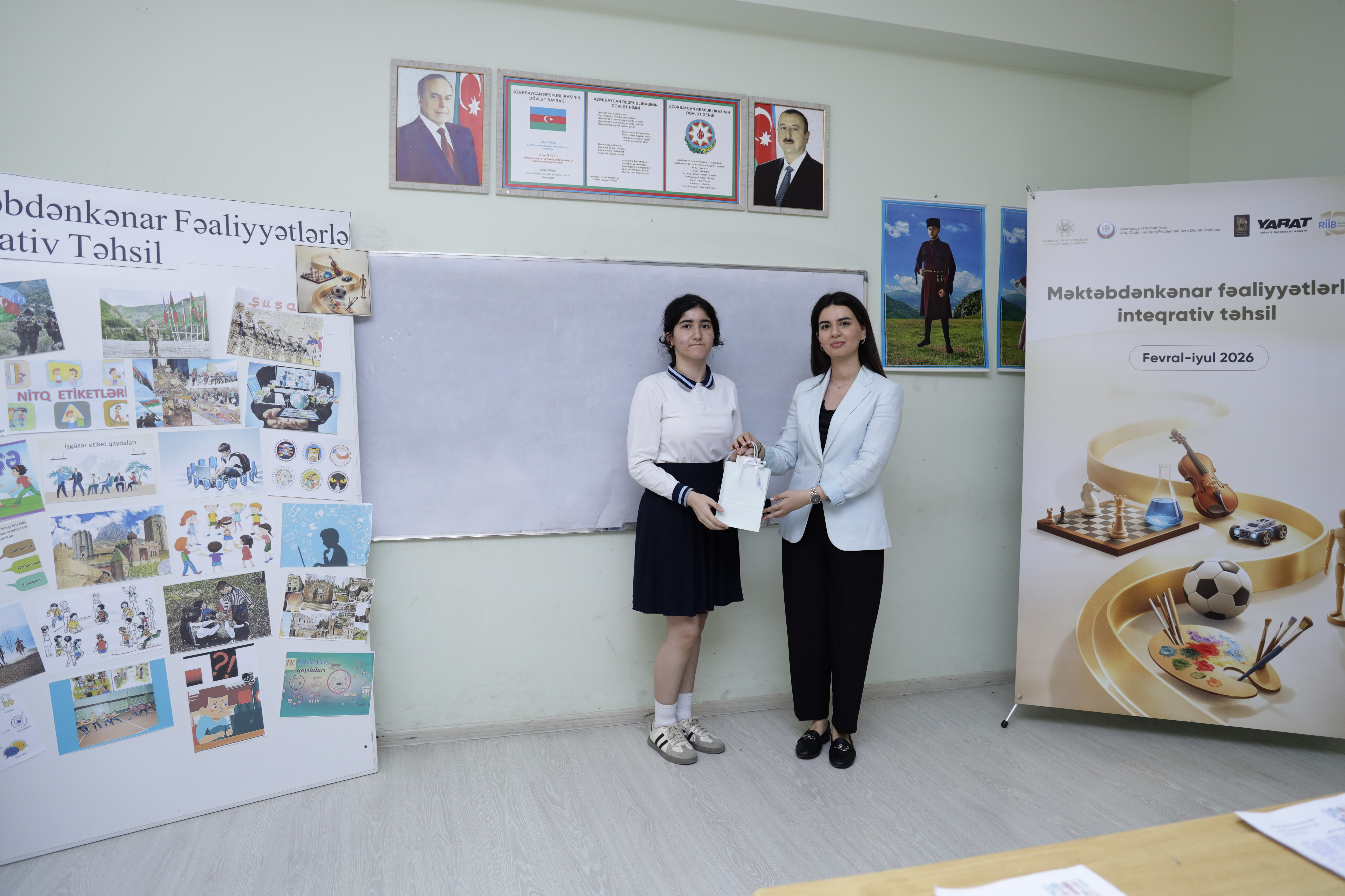 Məktəblərdə “Məktəbdənkənar fəaliyyətlərlə inteqrativ təhsil” layihəsi çərçivəsində müsabiqələr keçirilib