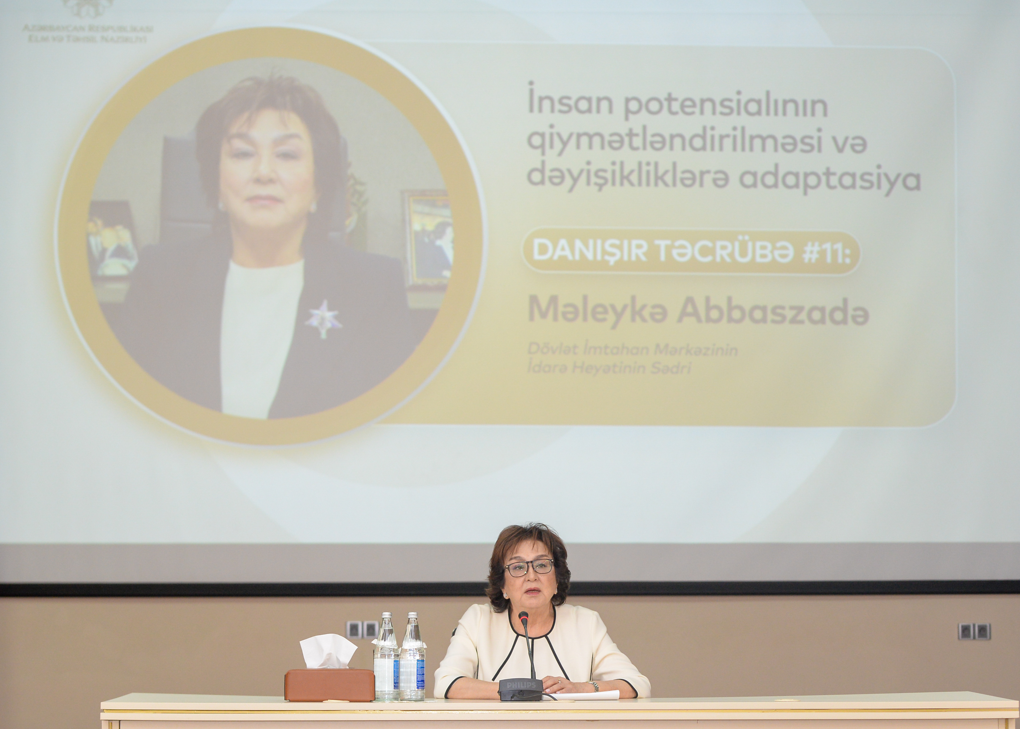 “Danışır təcrübə” layihəsinin XI görüşünün qonağı Məleykə Abbaszadə olub