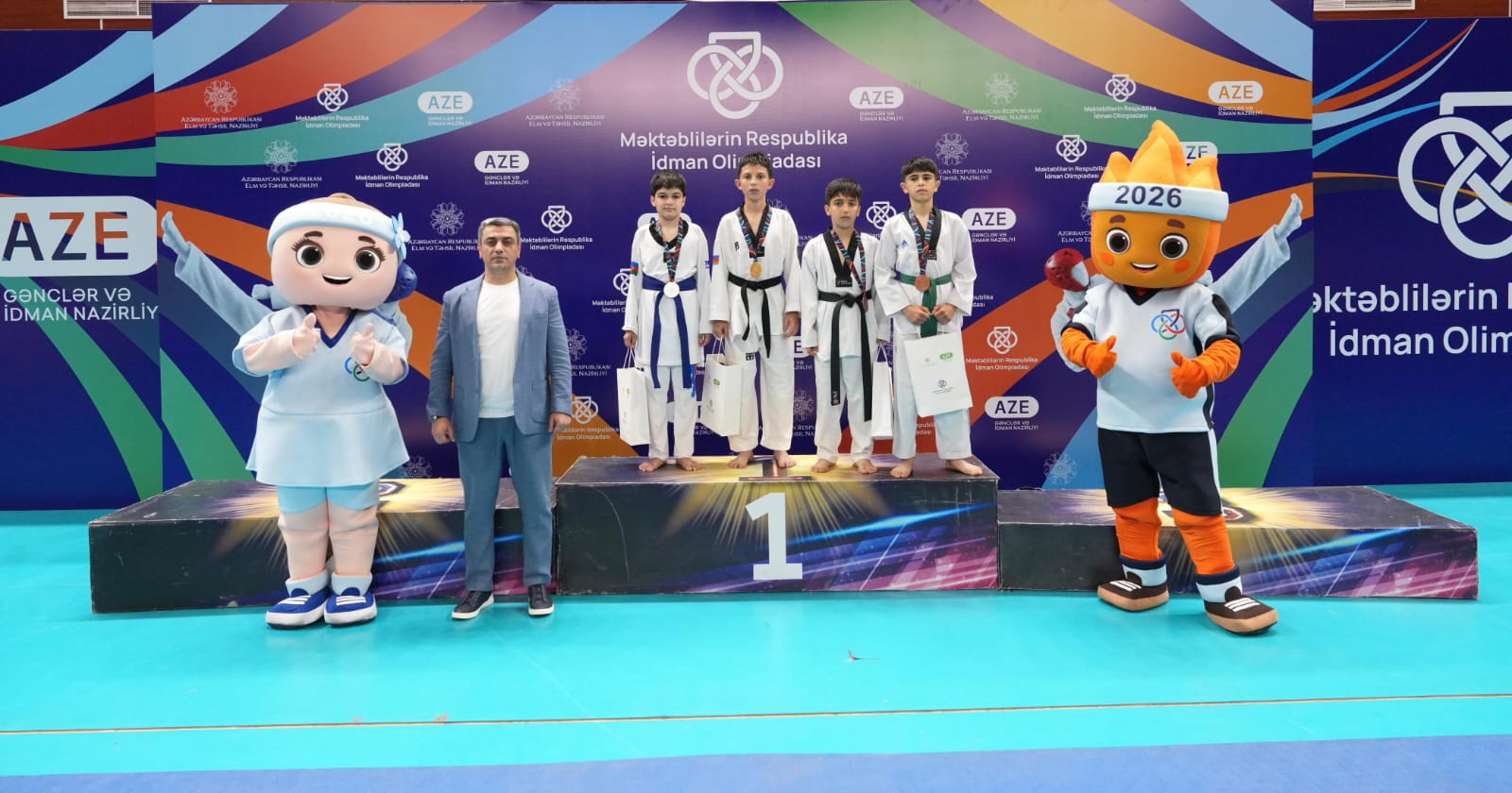 Taekvondo yarışlarına yekun vurulub