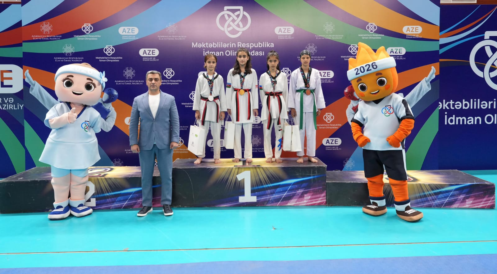 Taekvondo yarışlarına yekun vurulub