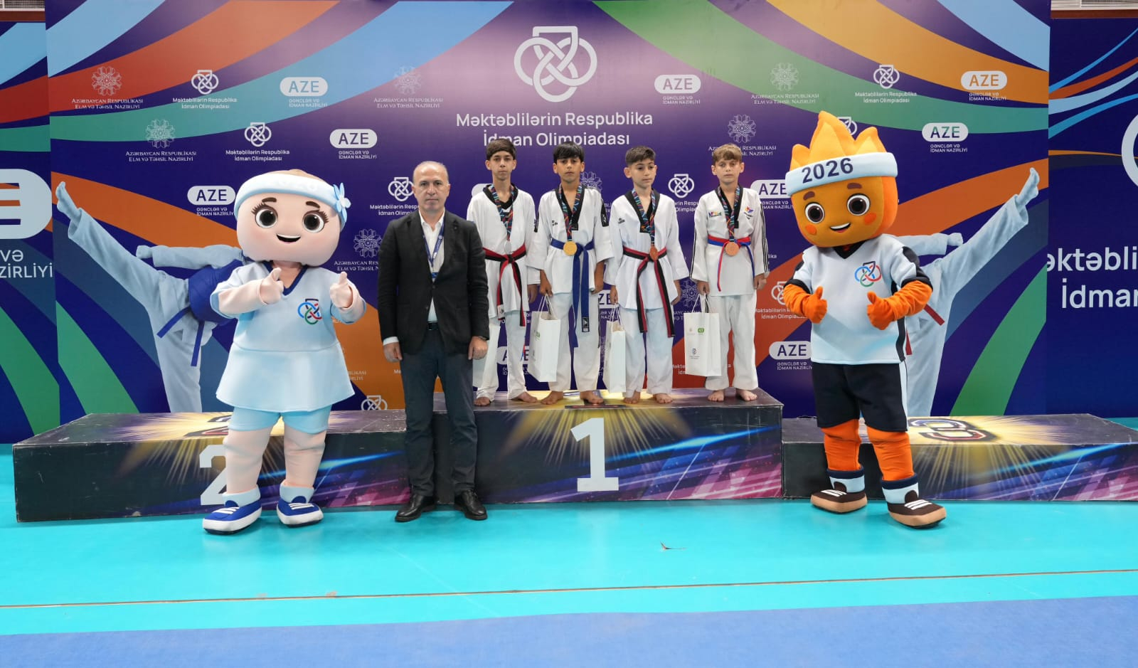 Taekvondo yarışlarına yekun vurulub