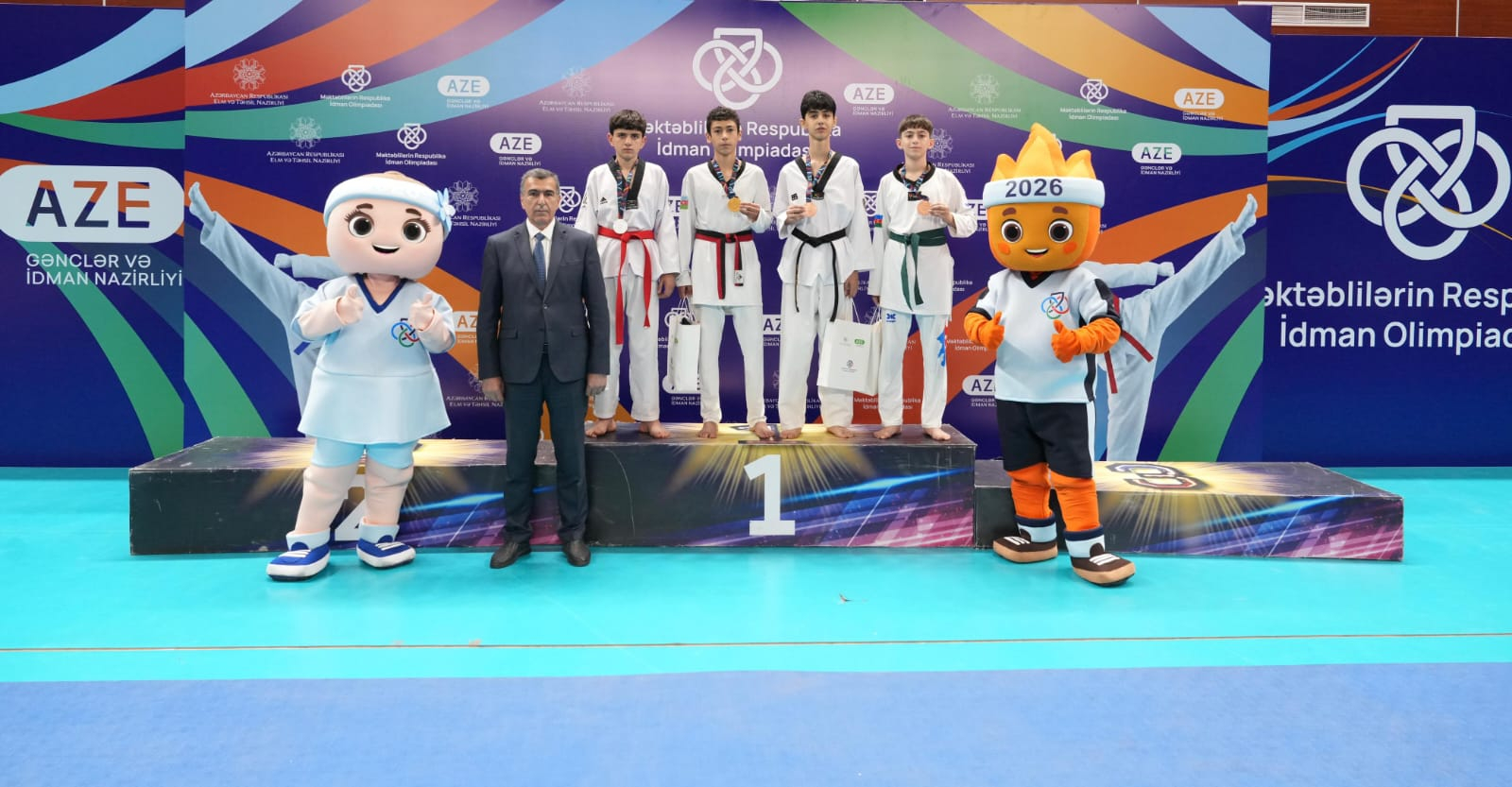 Taekvondo yarışlarına yekun vurulub