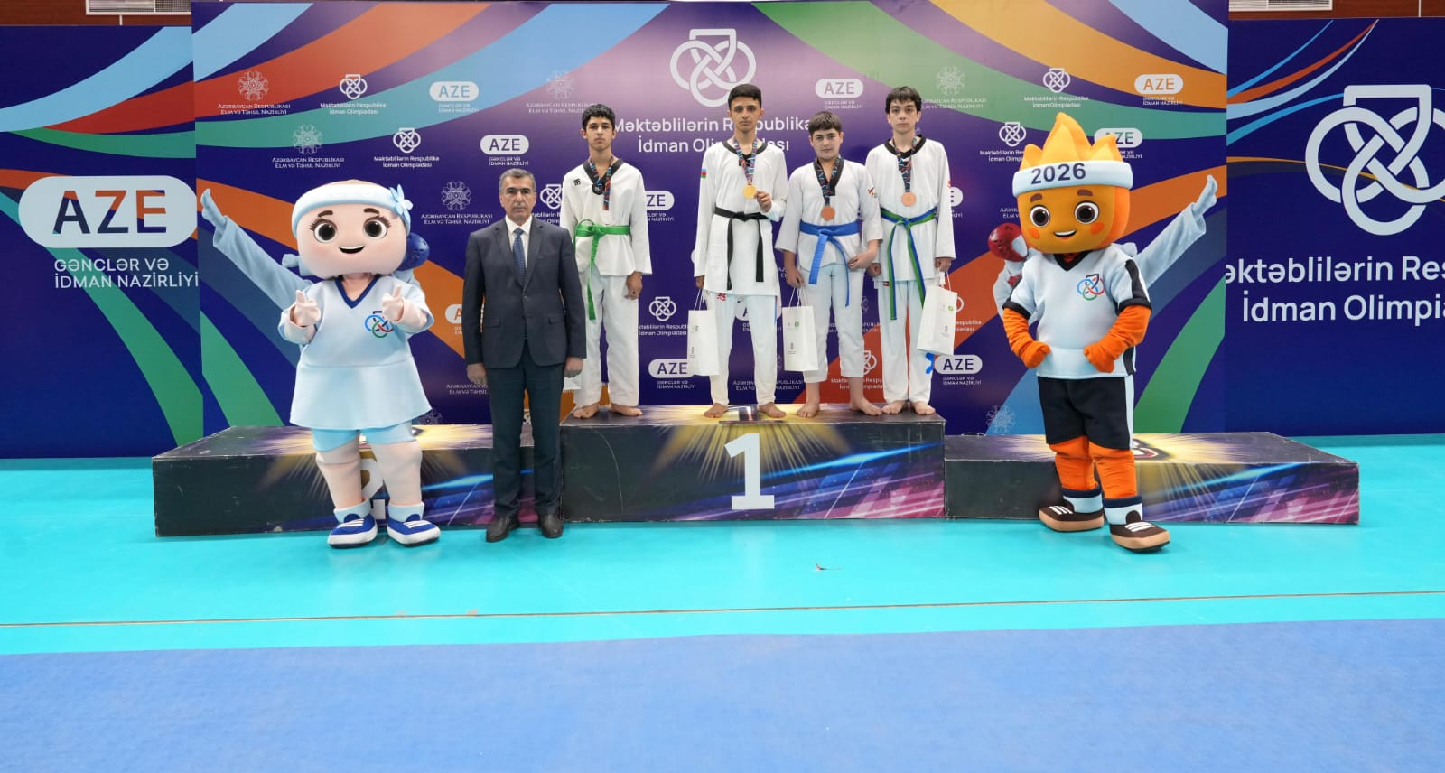 Taekvondo yarışlarına yekun vurulub