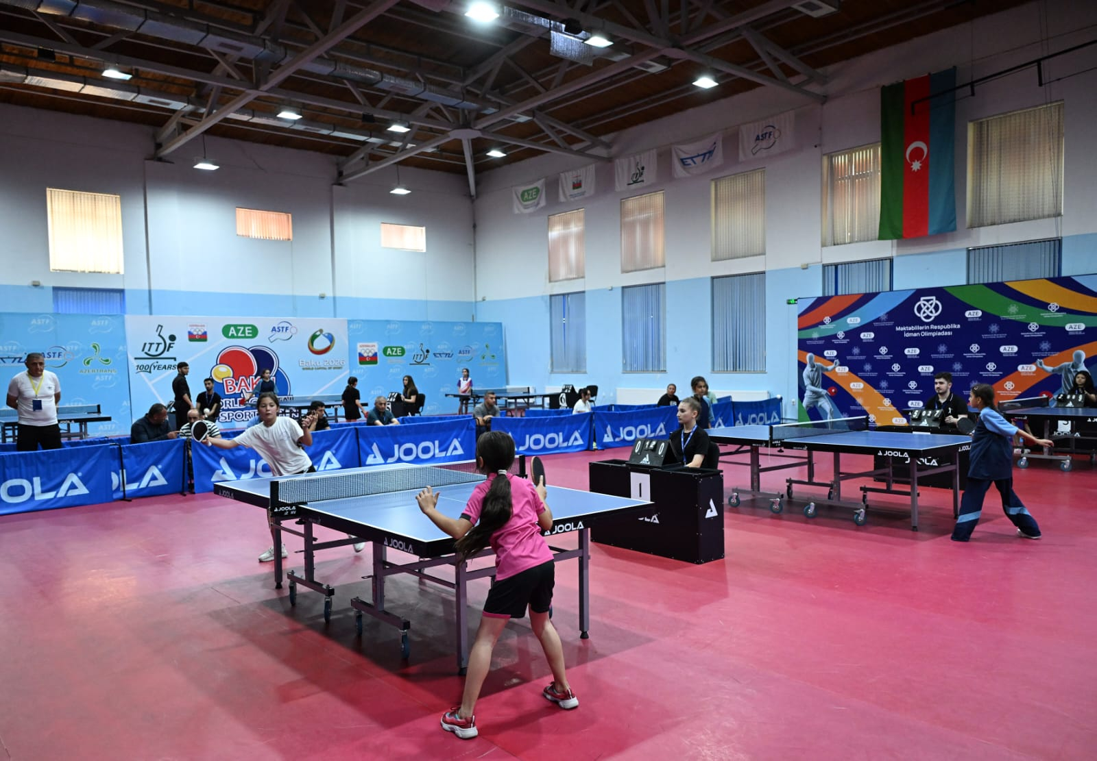 Stolüstü tennis yarışlarında ilk mükafatçılar bilindi