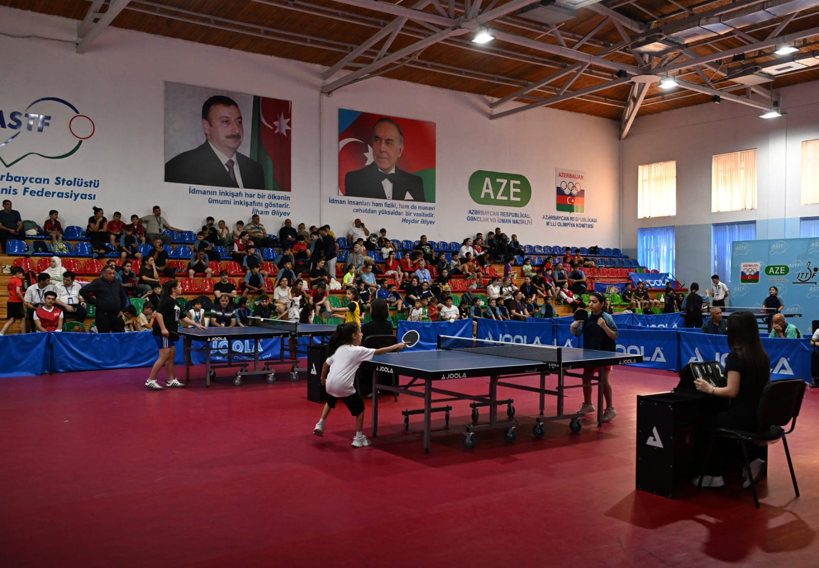 Stolüstü tennis yarışlarında ilk mükafatçılar bilindi