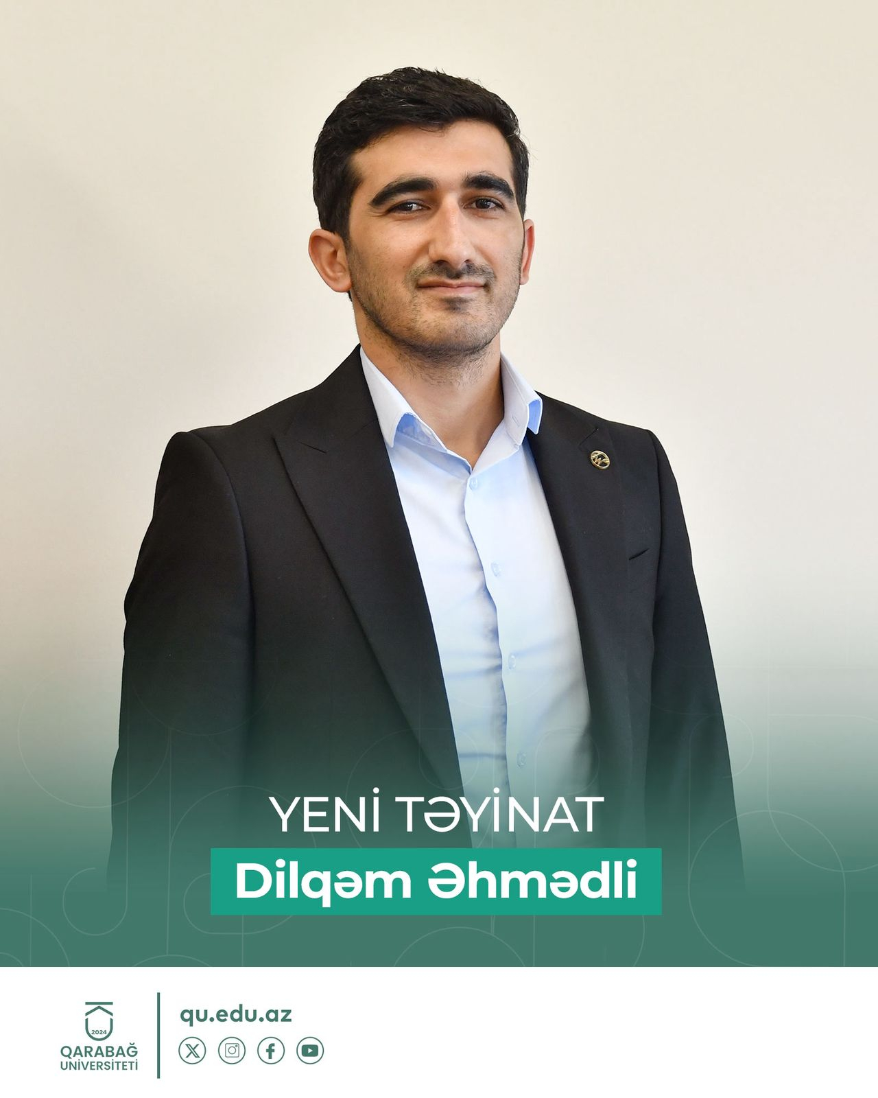 Qarabağ Universitetində yeni təyinat olub