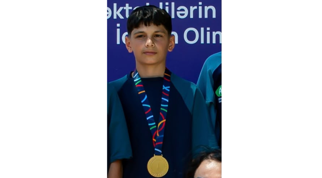 Bir olimpiadada 2 qızıl medal qazandı – 7-ci sinif şagirdindən böyük uğur