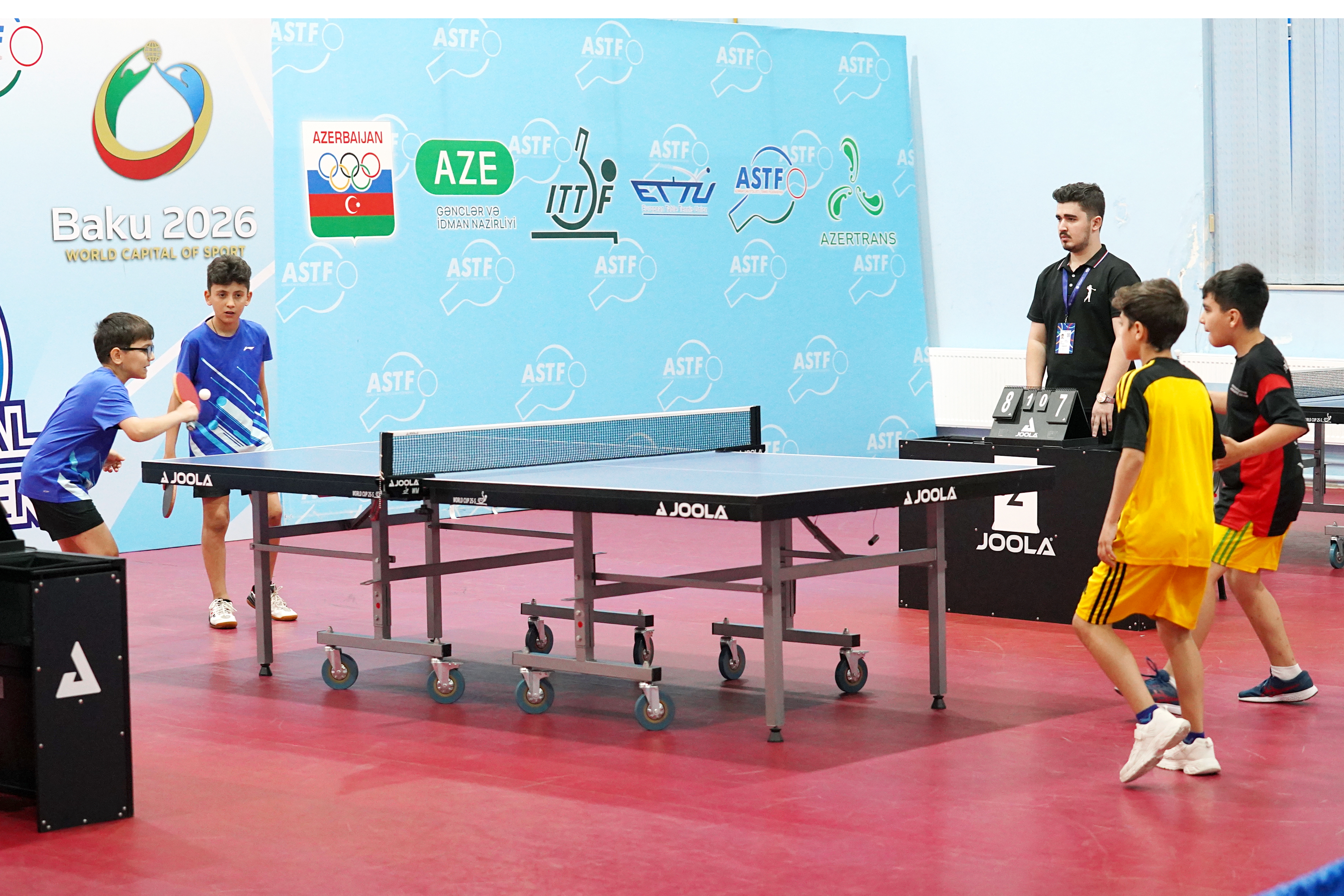 Stolüstü tennis yarışları başa çatıb