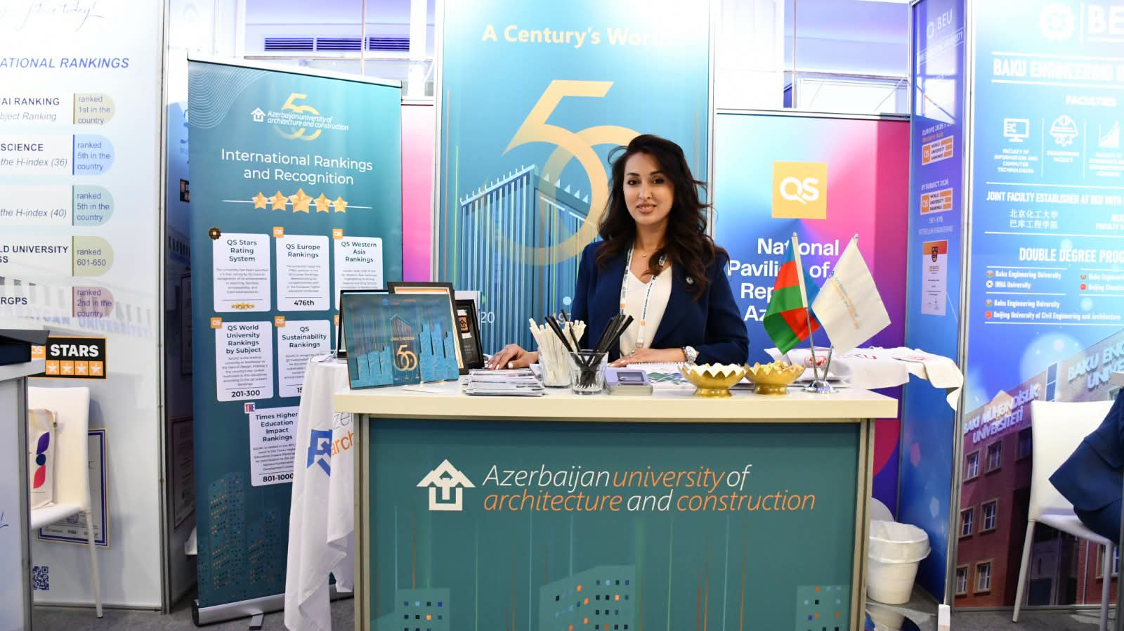 QS sammitində Azərbaycan pavilyonunun açılışı olub