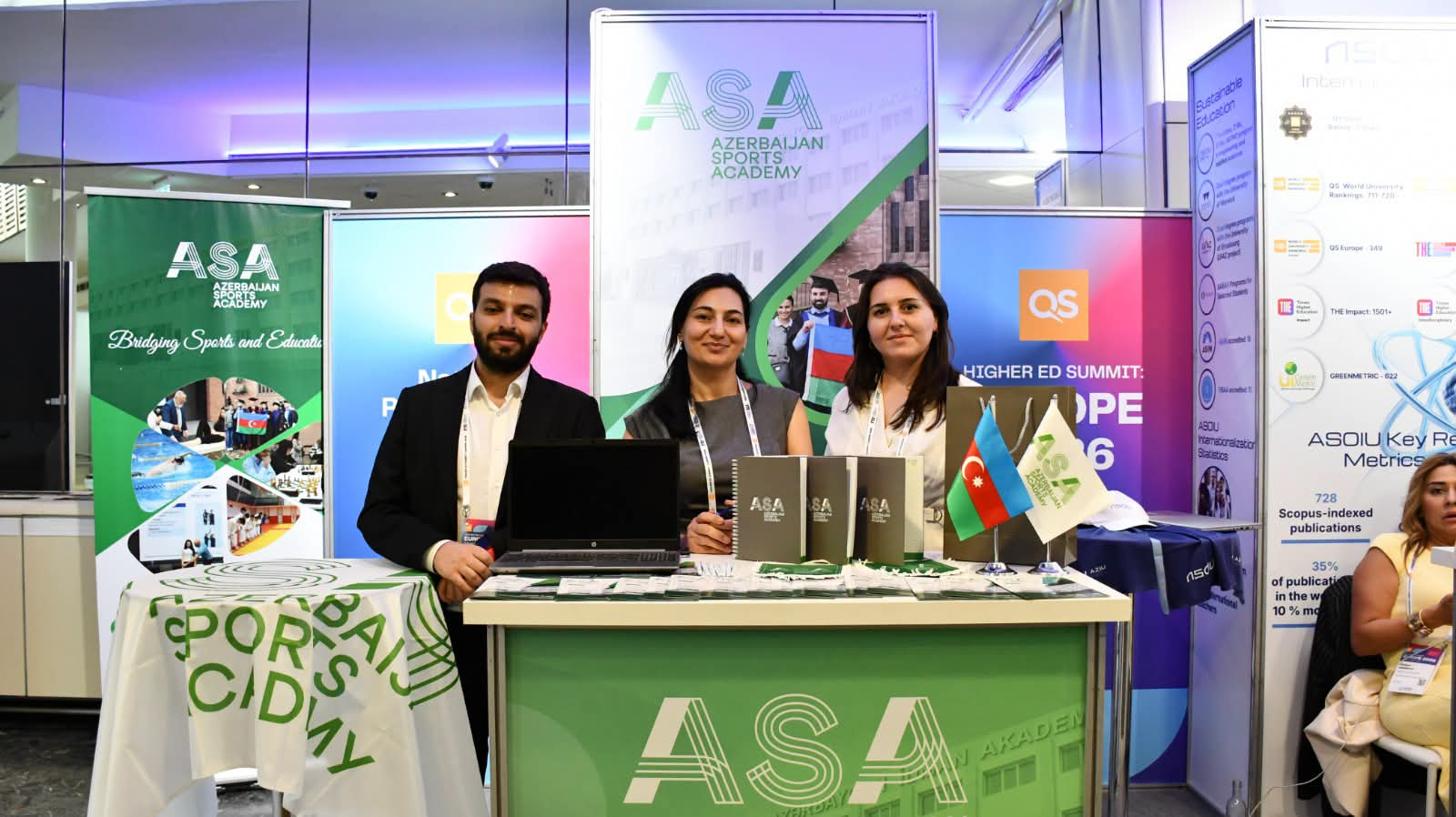 QS sammitində Azərbaycan pavilyonunun açılışı olub
