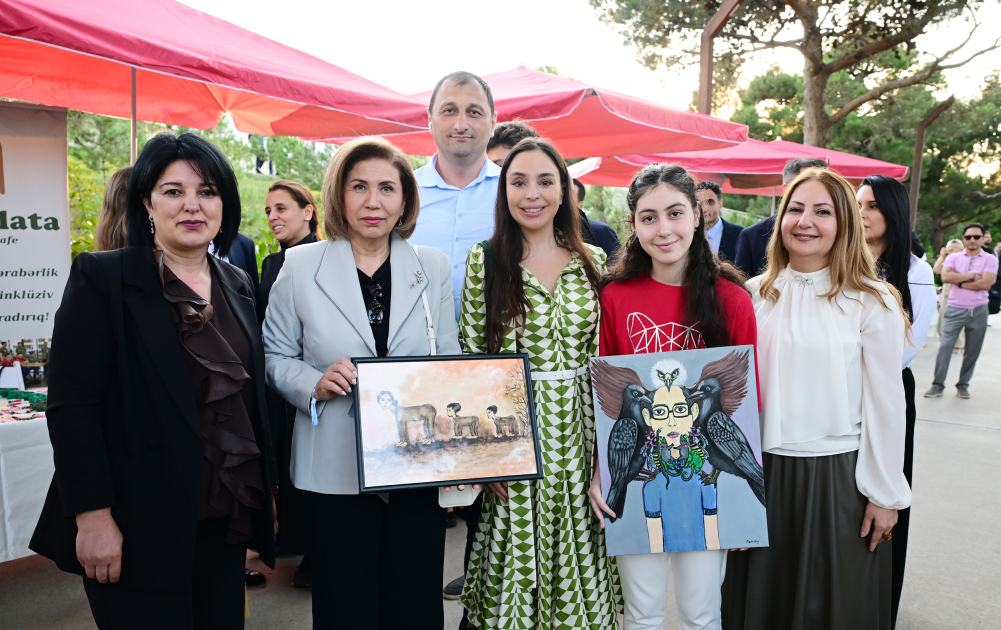 Leyla Əliyeva və Alona Əliyeva Xeyirxahlıq Festivalında iştirak ediblər