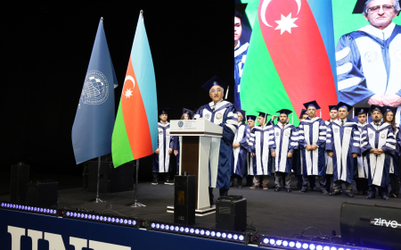 UNEC-in "Məzun günü" keçirilib: 6091 tələbə məzun olub 