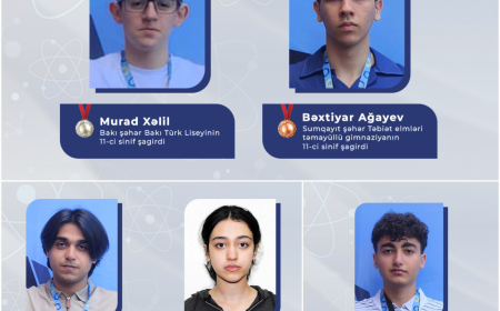 Məktəblilərimiz beynəlxalq olimpiadada uğurla çıxış ediblər