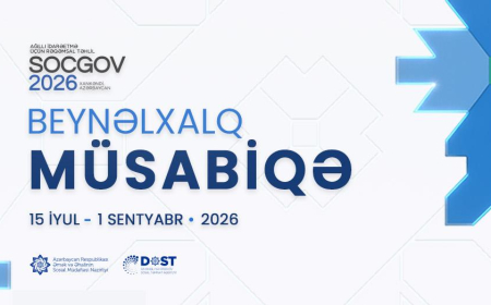 “SocGov 2026” beynəlxalq forumu çərçivəsində müsabiqə elan olunur