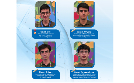 Məktəblilərimiz beynəlxalq olimpiadada fərqləniblər