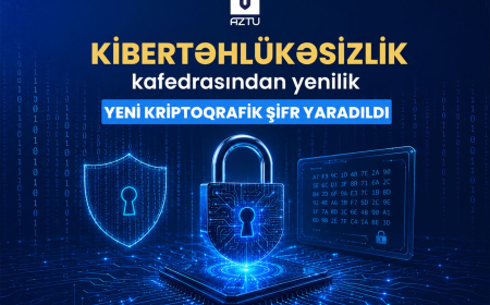 AzTU əməkdaşları tərəfindən yeni kriptoqrafik şifr yaradılıb 