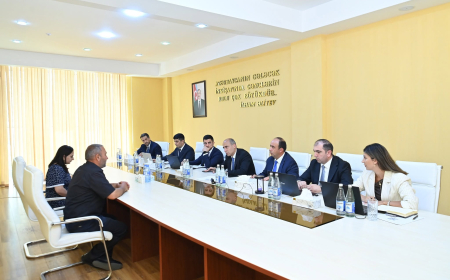 Elm və təhsil naziri Saatlıda vətəndaşları qəbul edib 