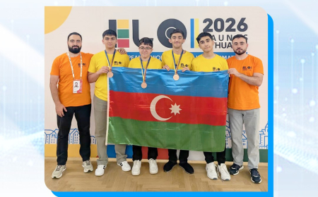 Şagirdlərimiz Yeniyetmələrin Avropa İnformatika Olimpiadasında 3 medal qazanıblar