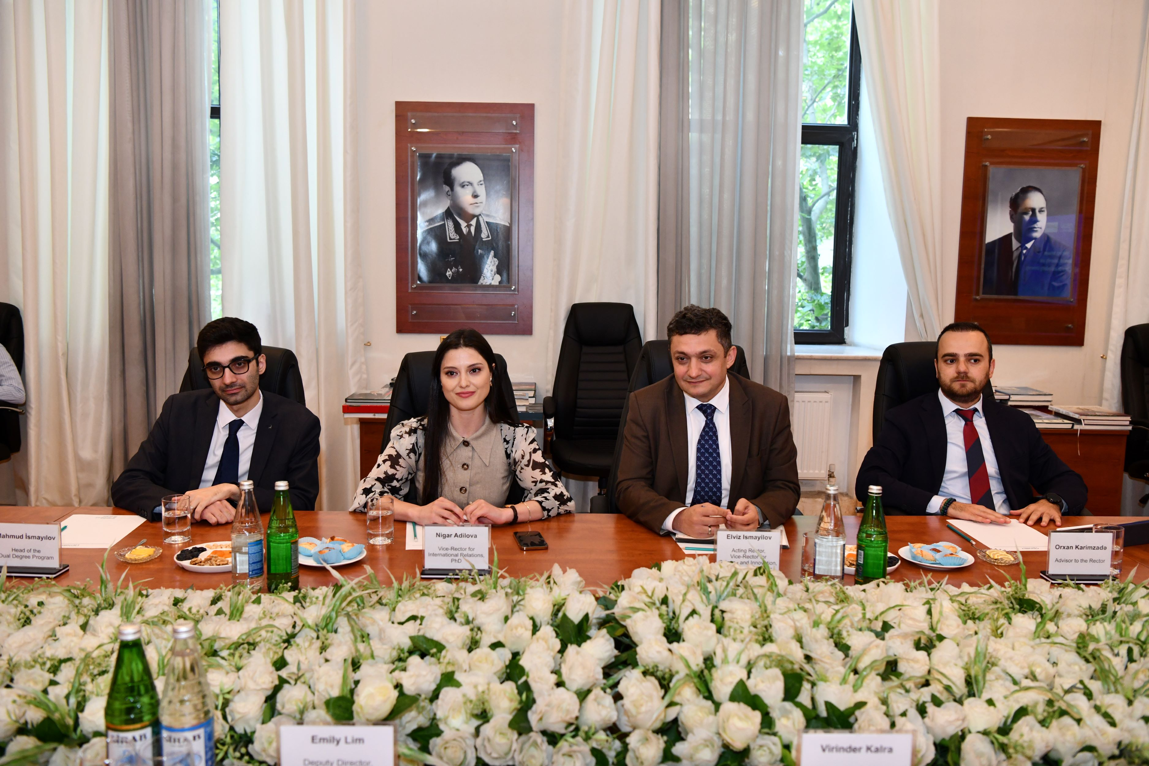 ADNSU və Vorvik Universitetinin ikili diplom proqramı müzakirə edilib