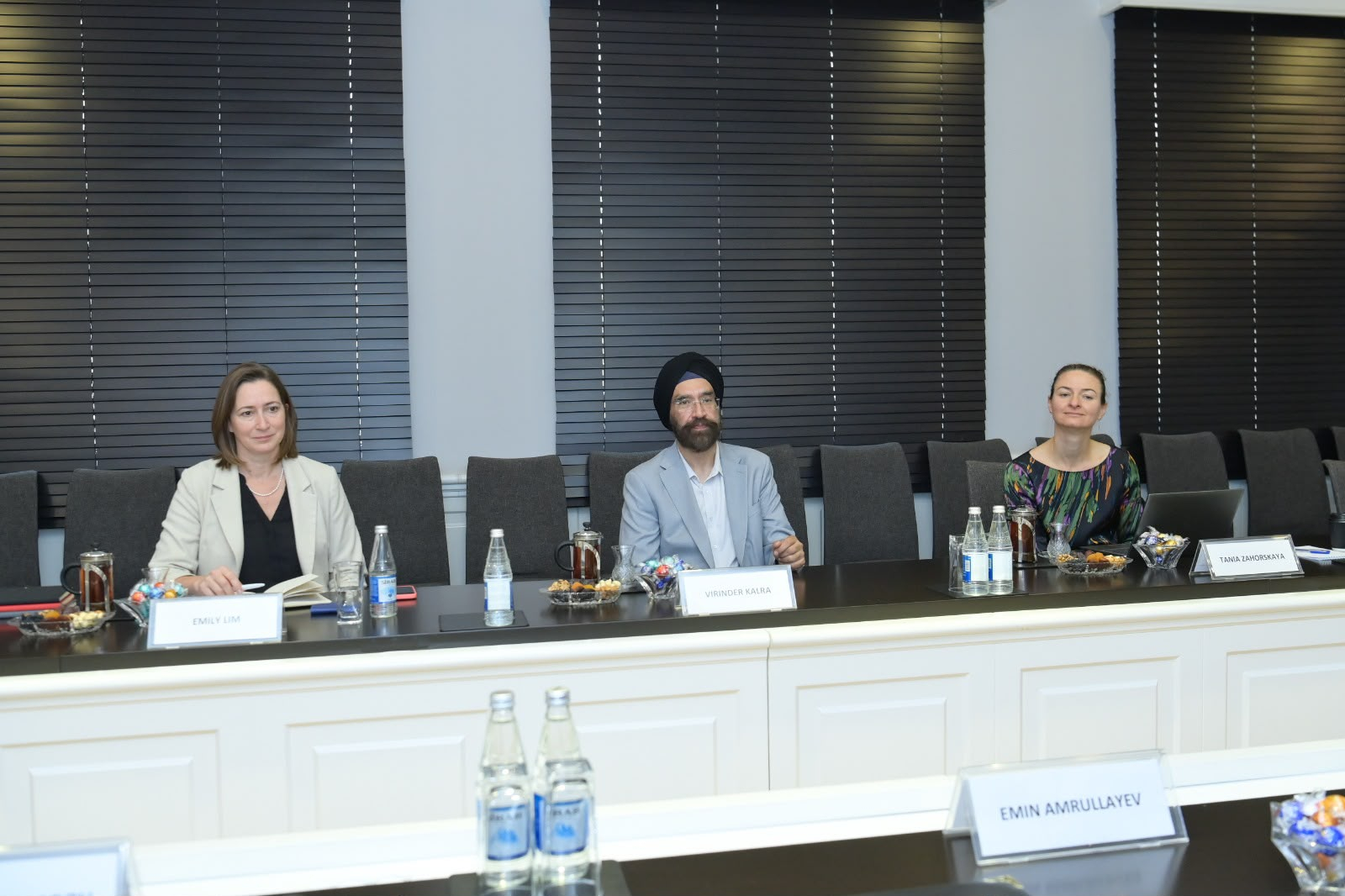 Emin Əmrullayev Vorvik Universitetinin nümayəndə heyəti ilə görüşüb