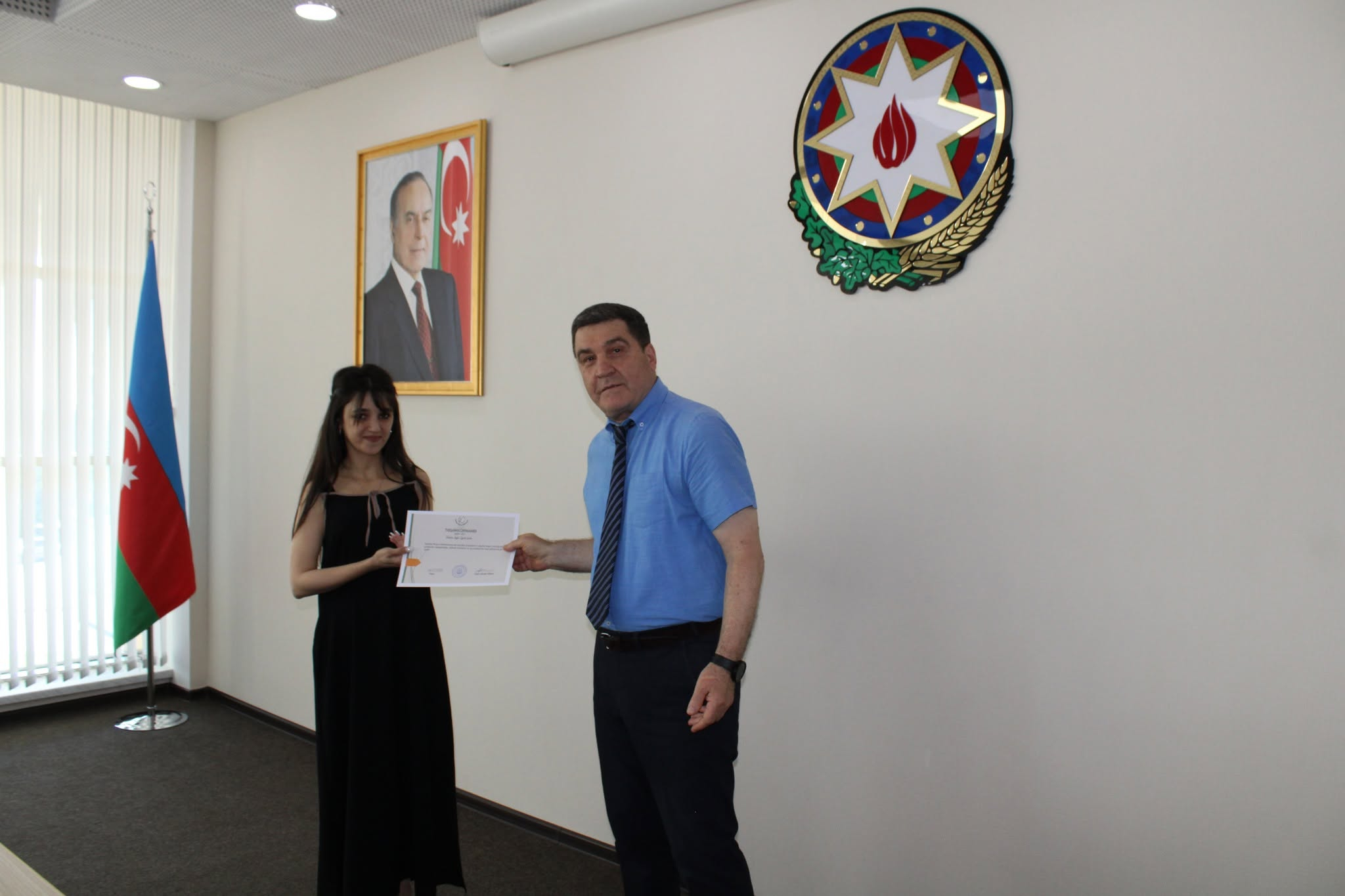 Qəbələ Dövlət Peşə Təhsil Mərkəzinin tələbələrinə təşəkkürnamə təqdim edilib