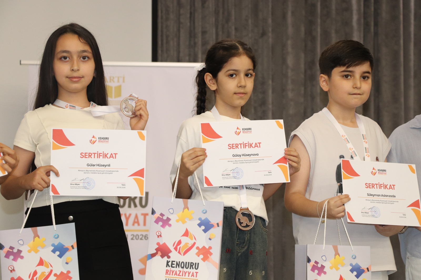 Kenquru Beynəlxalq Riyaziyyat Müsabiqəsinin mükafatlandırma mərasimi keçirilib