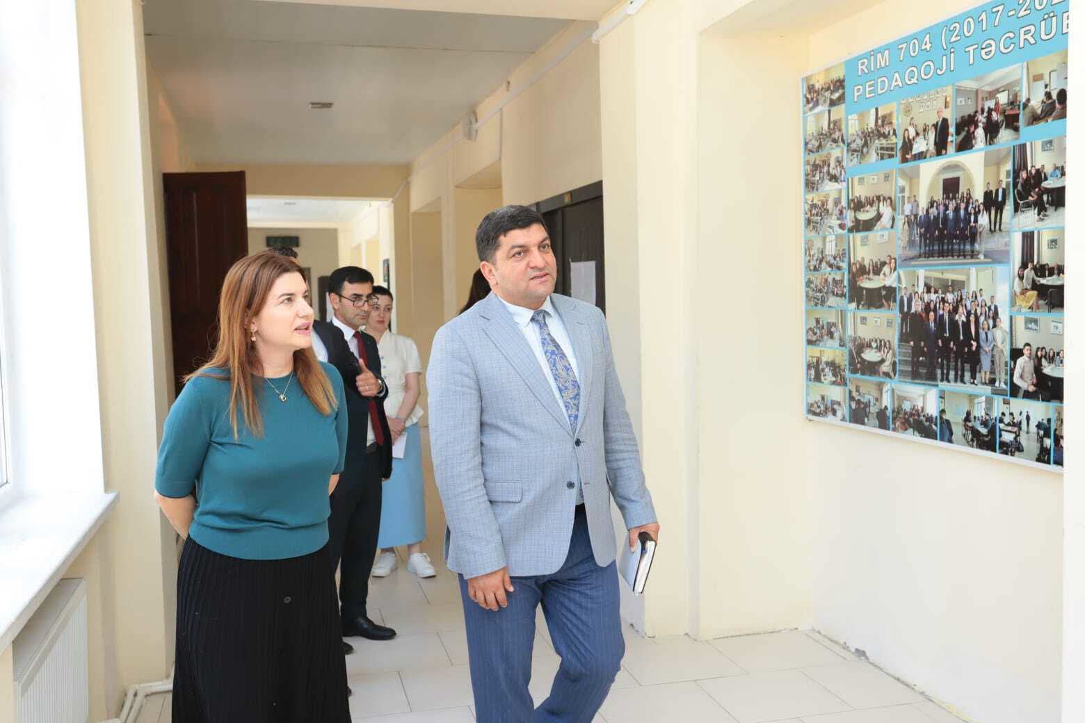 Ülkər Səttarova ADPU-nun Quba filialının kollektivi ilə görüşüb